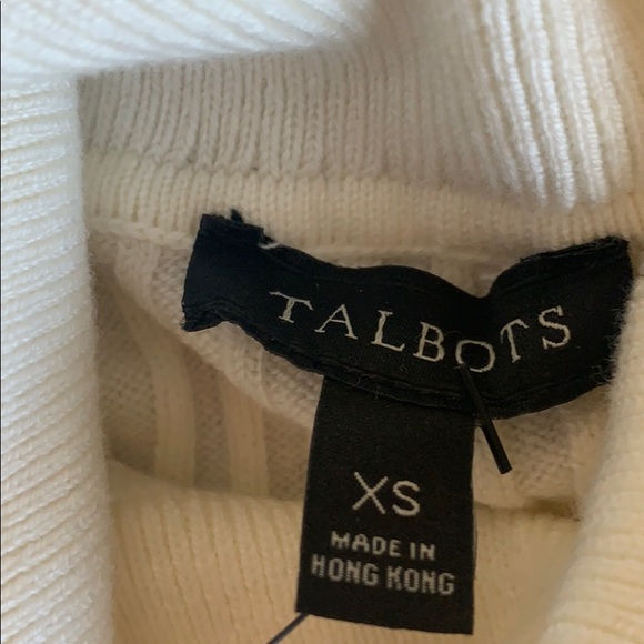 COPY - Talbots Button Cuff Ribbed Sweater - Picture 6 of 7